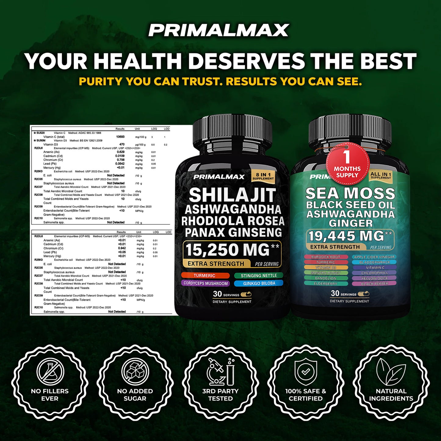 PrimalMax - Sea Moss & Shilajit Ultimate Supplement Bundle