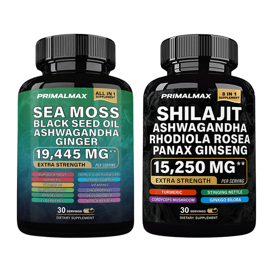 PrimalMax - Sea Moss & Shilajit Ultimate Supplement Bundle